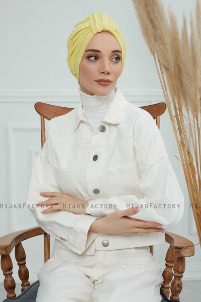 Laura - Gul Bomull Turban