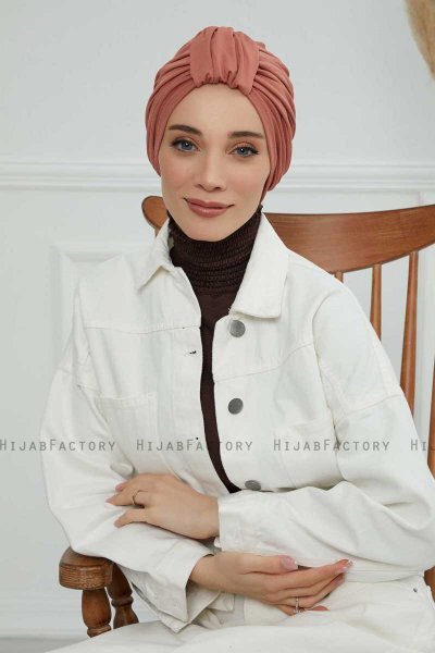 Laura - Lakserosa Bomull Turban