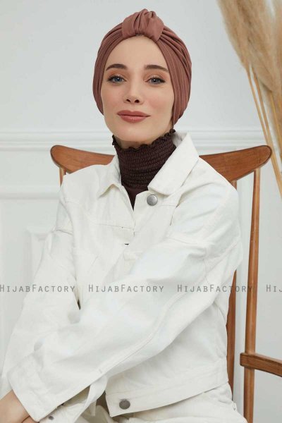 Laura - Caramel Bomull Turban