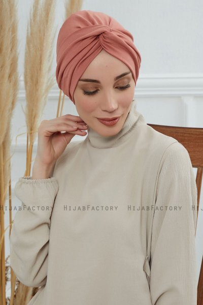 Astrid - Lakserosa Bomull Turban