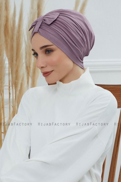 Agnes - Lilac Bomull Turban