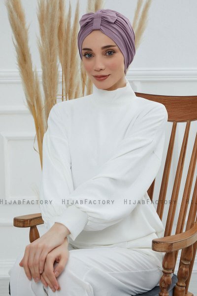 Agnes - Lilac Bomull Turban