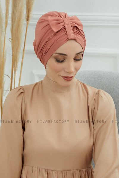 Agnes - Lakserosa Bomull Turban