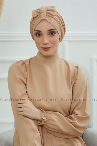 Agnes - Sand Bomull Turban