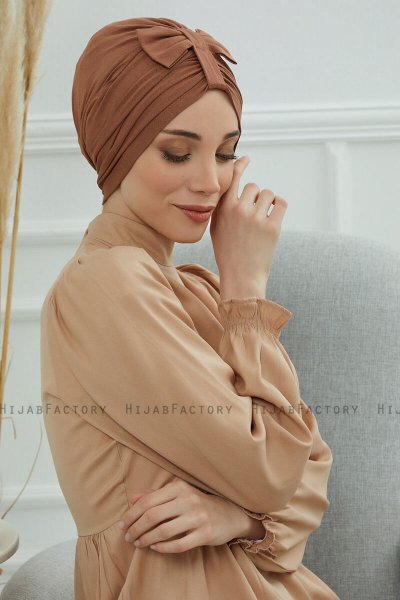 Agnes - Caramel Bomull Turban