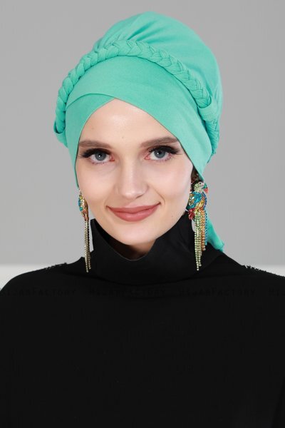 Olivia - Turkis Bomull Turban - Ayse Turban