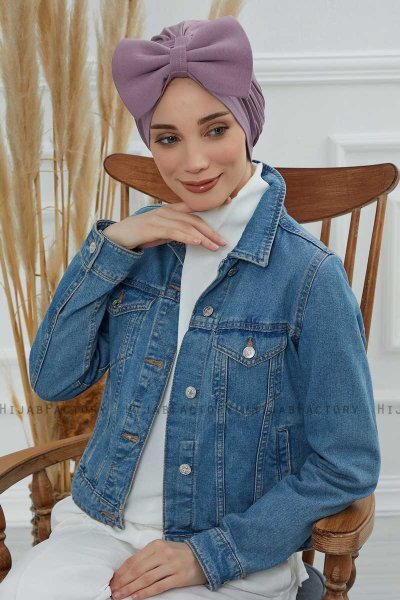 Julia - Lilac Bomull Turban