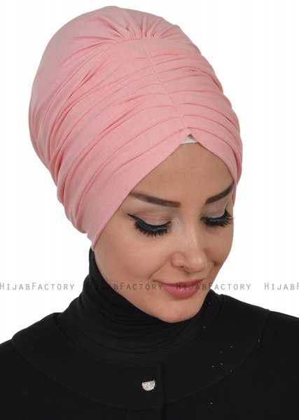Wilma - Gammelrosa Bomull Turban - Ayse Turban