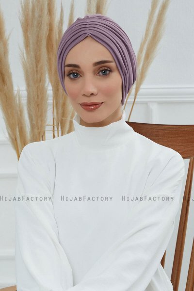 Wilma - Lilac Bomull Turban