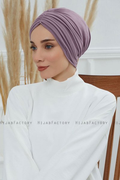 Wilma - Lilac Bomull Turban