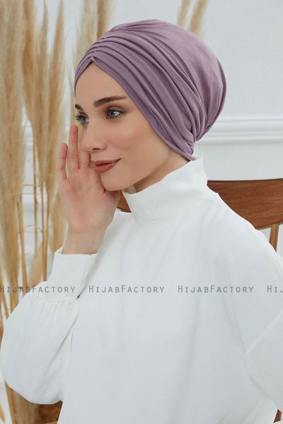 Wilma - Lilac Bomull Turban