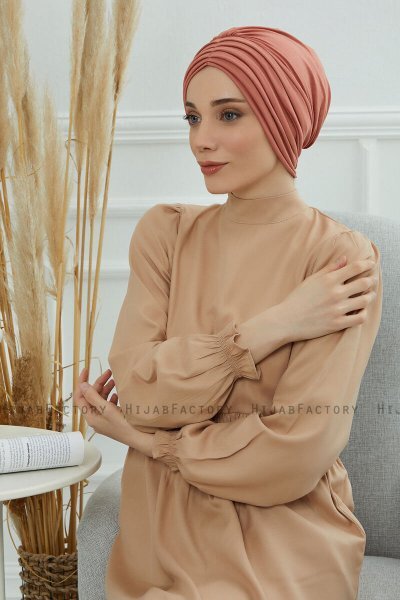 Wilma - Lakserosa Bomull Turban