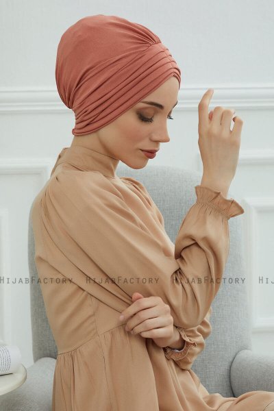 Wilma - Lakserosa Bomull Turban
