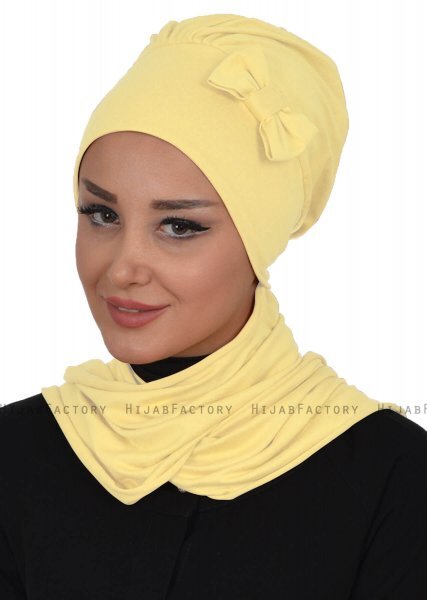 Bianca - Gul Bomull Turban
