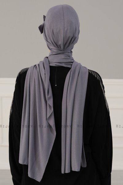 Bianca - Grå Bomull Turban