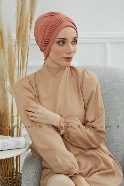 Linda - Lakserosa Bomull Turban