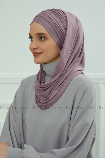 Rebecca - Lilac Bomull Turban