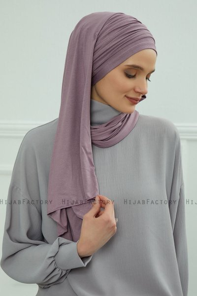 Rebecca - Lilac Bomull Turban