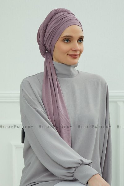 Rebecca - Lilac Bomull Turban