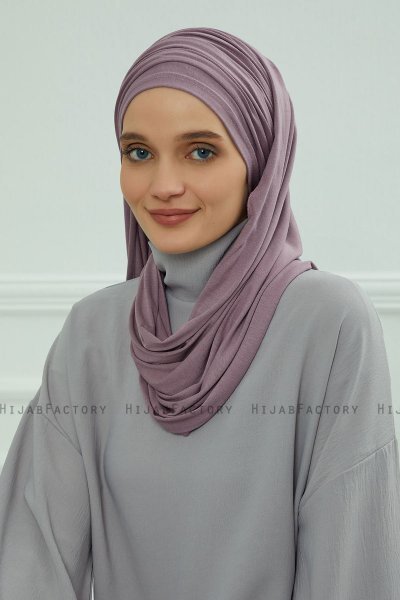 Rebecca - Lilac Bomull Turban