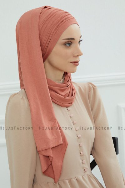 Rebecca - Lakserosa Bomull Turban
