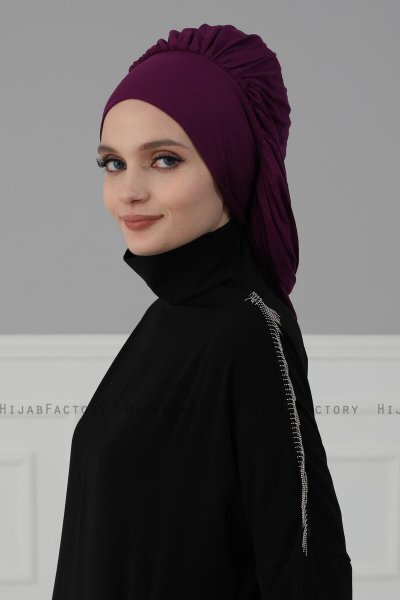 Isabella - Lilla Bomull Turban - Ayse Turban