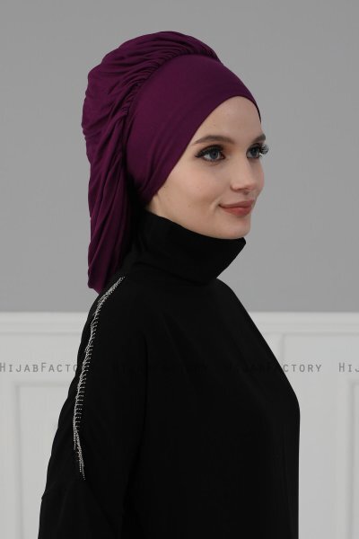 Isabella - Lilla Bomull Turban - Ayse Turban