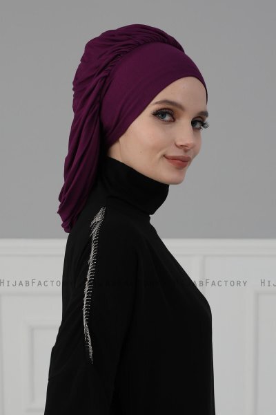 Isabella - Lilla Bomull Turban - Ayse Turban