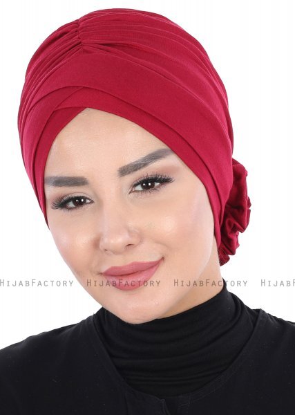 Elisabeth - Bordeaux Bomull Turban