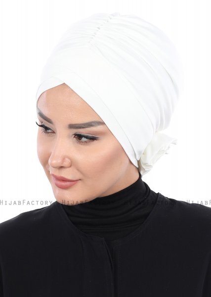 Elisabeth - Creme Bomull Turban