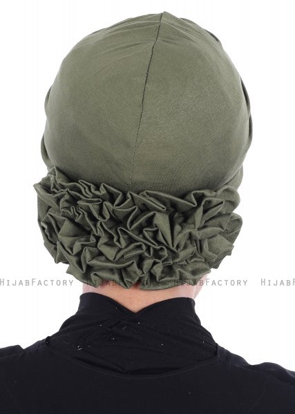 Elisabeth - KhakiBomull Turban