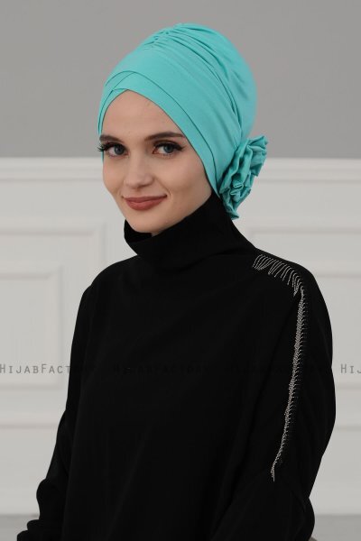 Elisabeth - Turkis Bomull Turban