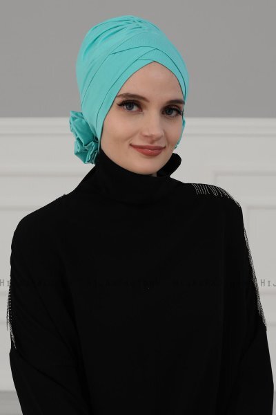 Elisabeth - Turkis Bomull Turban