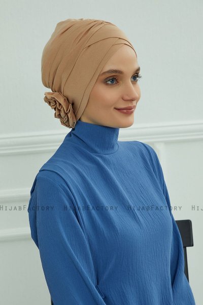 Elisabeth - Sand Bomull Turban