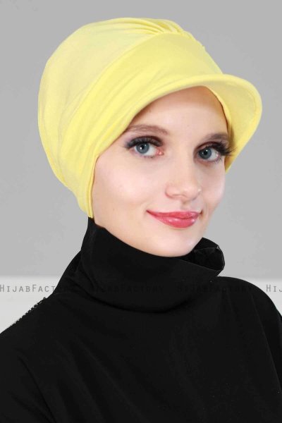 Sandra - Gul Bomull Turban - Ayse Turban
