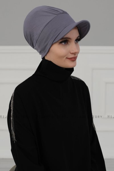 Sandra - Grå Bomull Turban - Ayse Turban