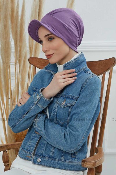 Sandra - Violet Bomull Turban