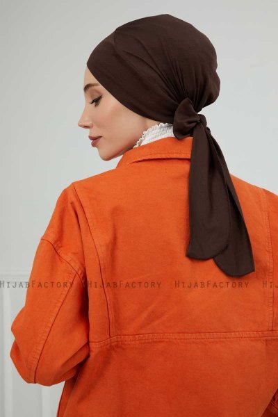 Ellie - Brun Bomull Turban