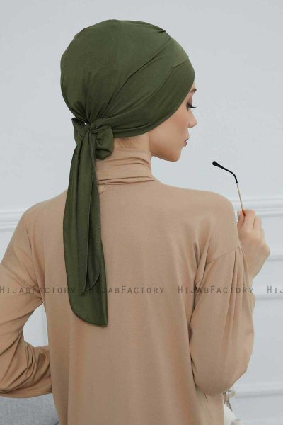 Ellie - KhakiBomull Turban