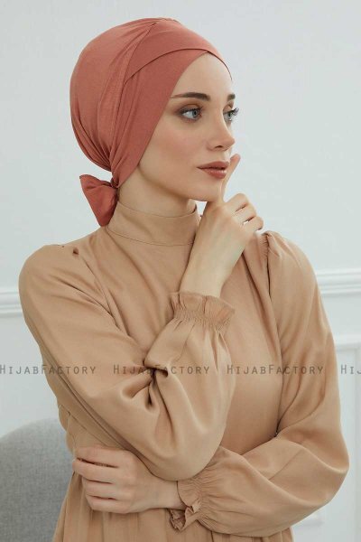 Ellie - Lakserosa Bomull Turban