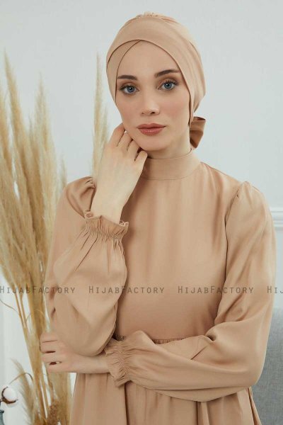 Ellie - Sand Bomull Turban