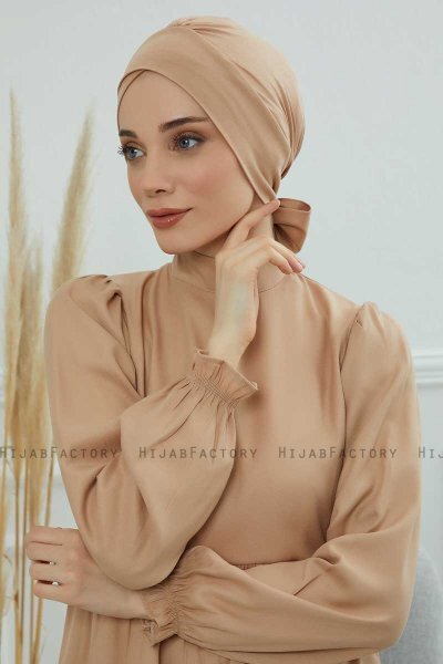 Ellie - Sand Bomull Turban