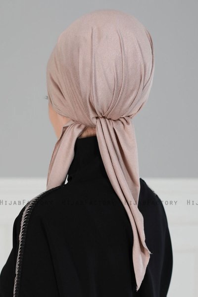 Felicia - Taupe Bomull Turban