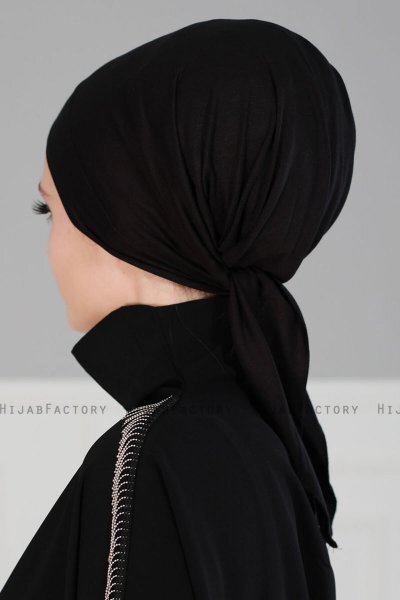 Felicia - Svart Bomull Turban