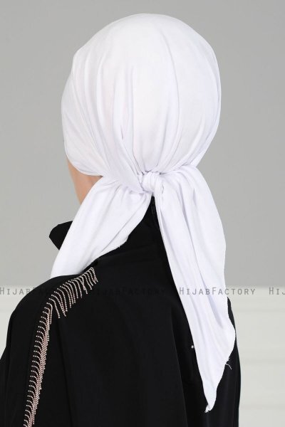 Felicia - Hvit Bomull Turban