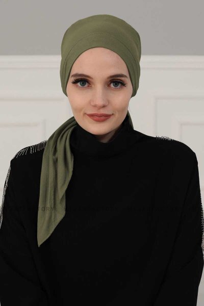 Felicia - KhakiBomull Turban