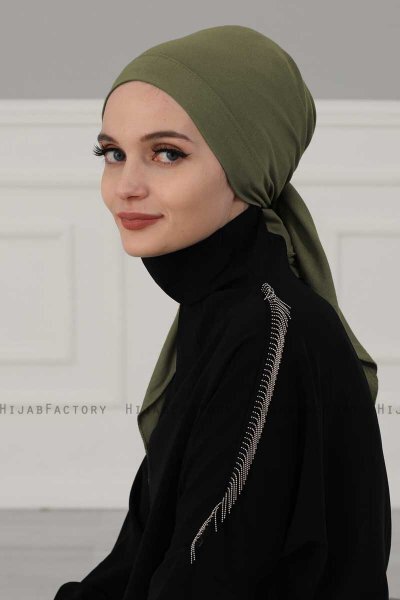Felicia - KhakiBomull Turban