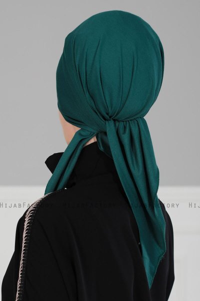 Felicia - Mørk Grønn Bomull Turban