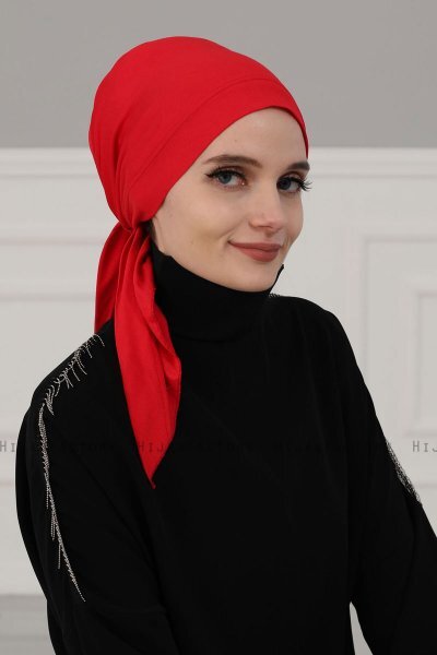 Felicia - Rød Bomull Turban