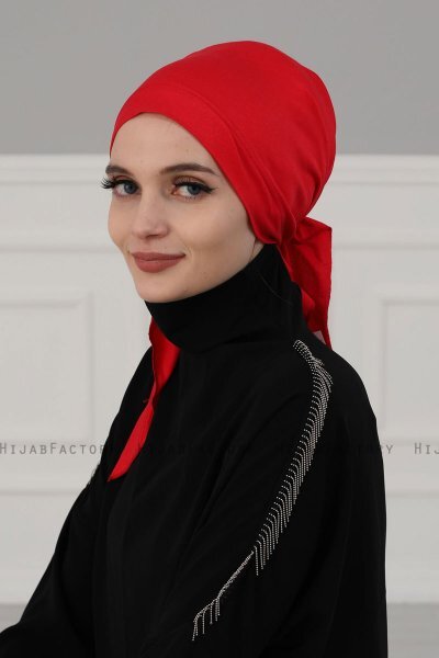 Felicia - Rød Bomull Turban